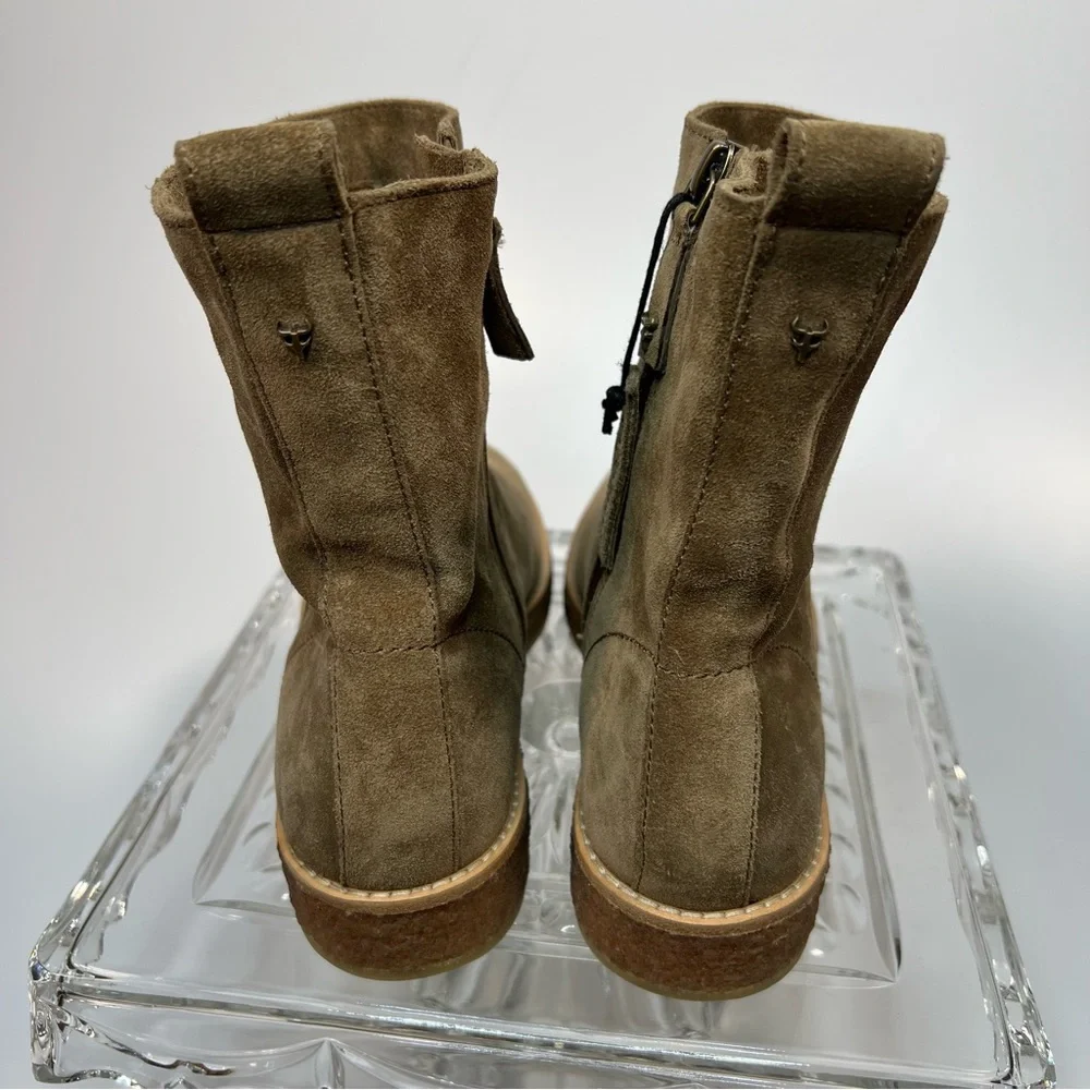 Trask Cassy Wedge Suede Waterproof Ankle Boot